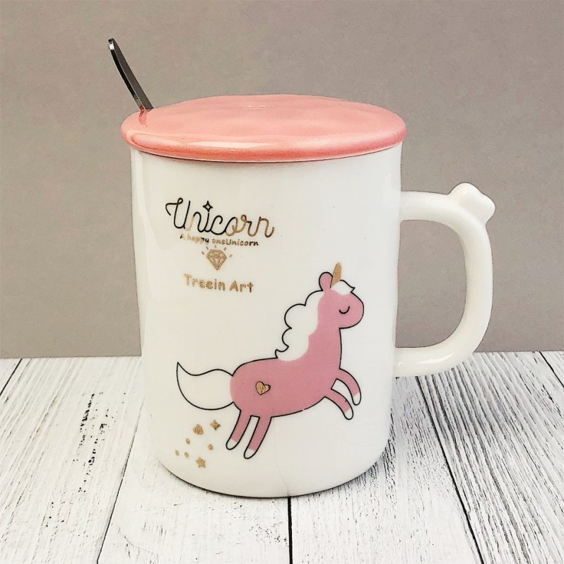Кружка &quot;Unicorn pink&quot; (370ml) 