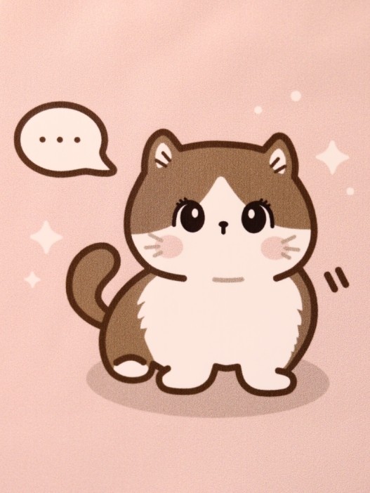 Обложка для паспорта Аниме «Cute cat», плотность 600 мкм 