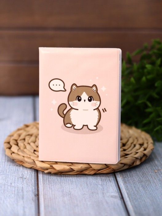 Обложка для паспорта Аниме «Cute cat», плотность 600 мкм 