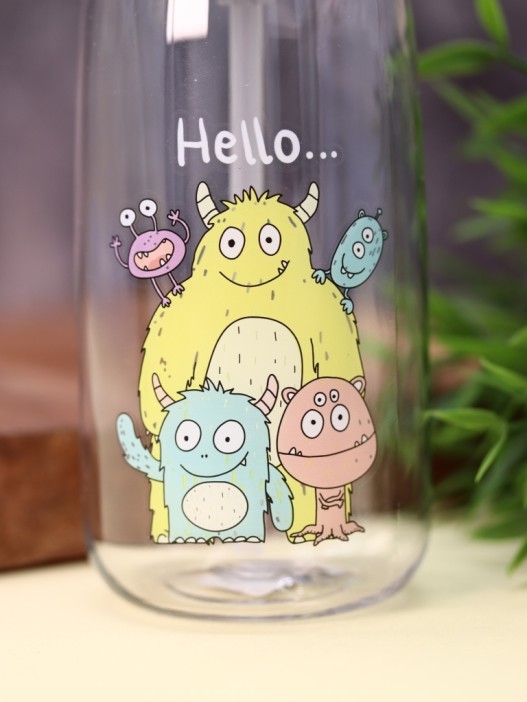 Бутылка «Funny cartoon», purple (400 мл)