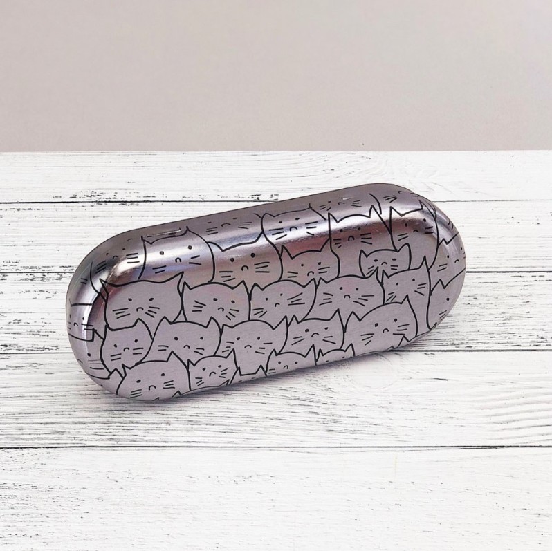 Чехол для очков &quot;Cat&quot; silver-team 