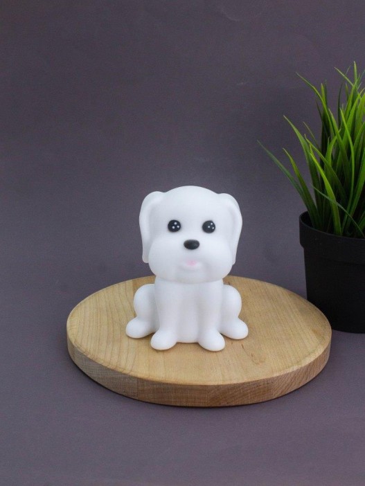 Ночник iLikeGift &quot;Sitting dog&quot;, white (7*11 см) 