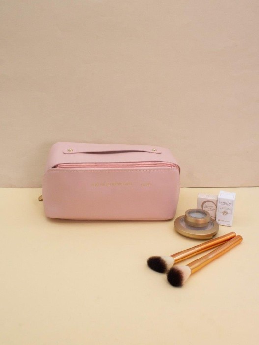 Сумка - органайзер из экокожи &quot;Rose of no man&#039;s land&quot; pink, 22*11*11 см 