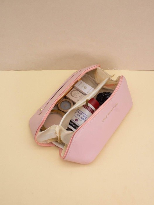 Сумка - органайзер из экокожи &quot;Rose of no man&#039;s land&quot; pink, 22*11*11 см 