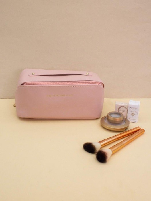 Сумка - органайзер из экокожи &quot;Rose of no man&#039;s land&quot; pink, 22*11*11 см 