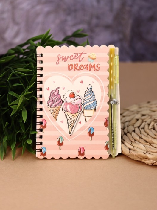 Блокнот с ручкой &quot;Десерт&quot; mix, 10*14 см 