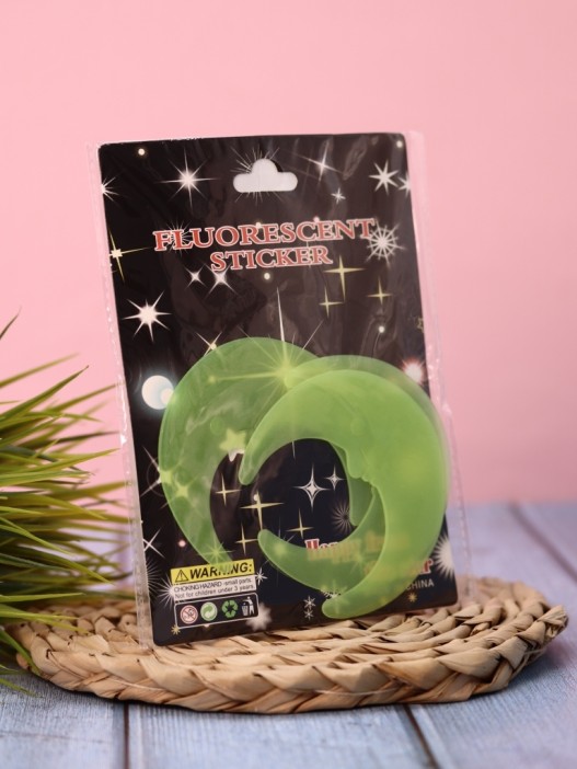 Наклейки светящиеся &quot;Месяц&quot;, 12*16 см 