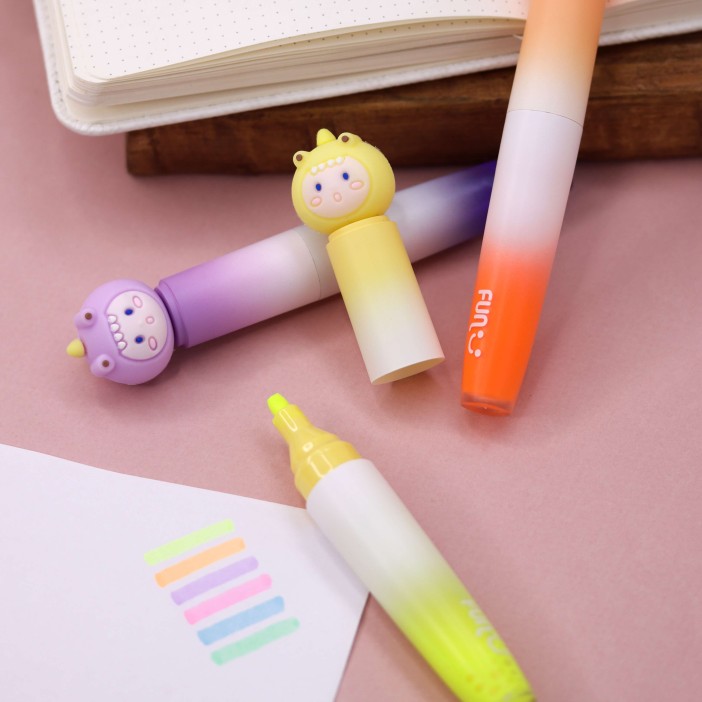 Маркер текстовыделитель &quot;Dino&quot;, mix 