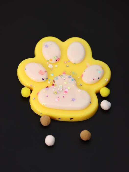 Мялка - антистресс «Игривая Таба ЛАПКА», mix, шоу-бокс 8 шт. 