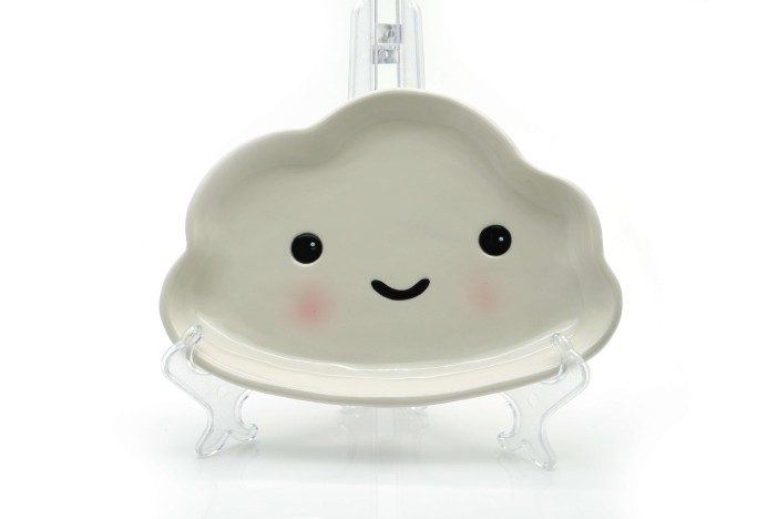 Тарелка керамическая iLikeGift «Cloud plate», 22,5х16 см 