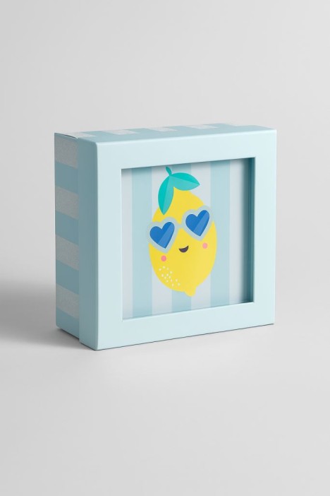 Подарочная коробка «Lemon glass», 15*15*6.5 
