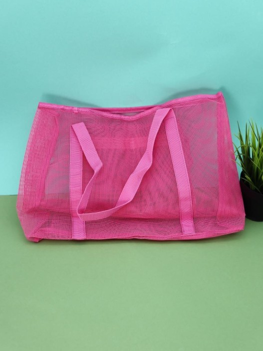 Сумка шоппер &quot;Transparent&quot;, pink (47*12*29.5 см) 