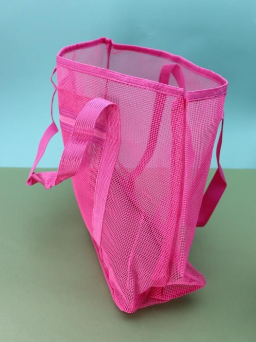 Сумка шоппер &quot;Transparent&quot;, pink (47*12*29.5 см) 