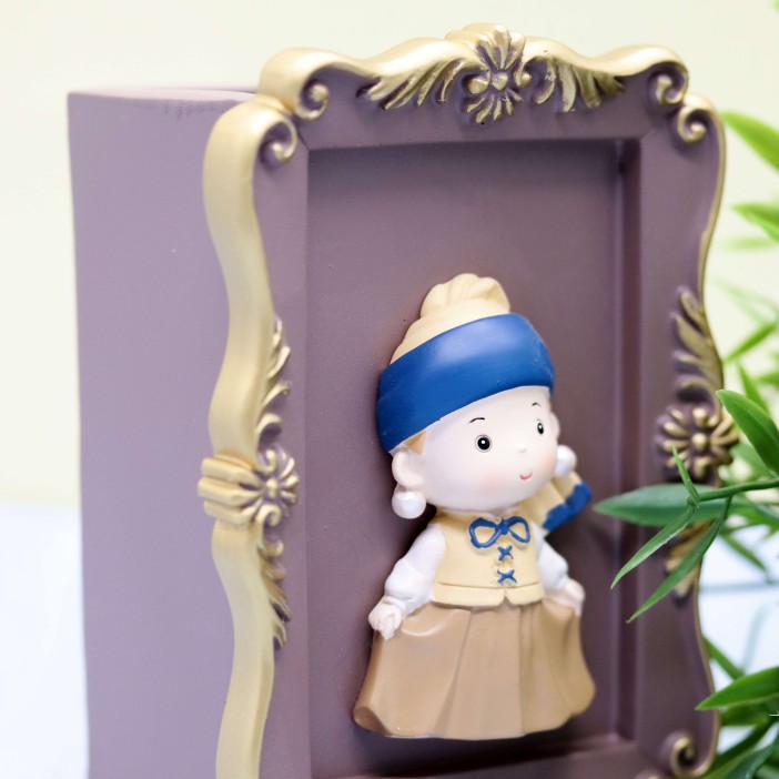 Подставка для канцелярских принадлежностей «Girl with a pearl earring», brown 