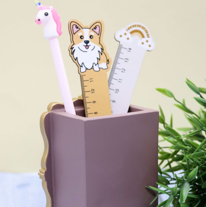 Подставка для канцелярских принадлежностей «Girl with a pearl earring», brown 