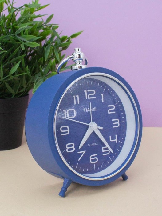 Часы-будильник «Loft», blue (15,5х15,5 см) 
