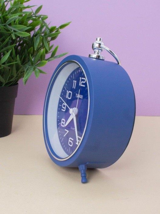 Часы-будильник «Loft», blue (15,5х15,5 см) 