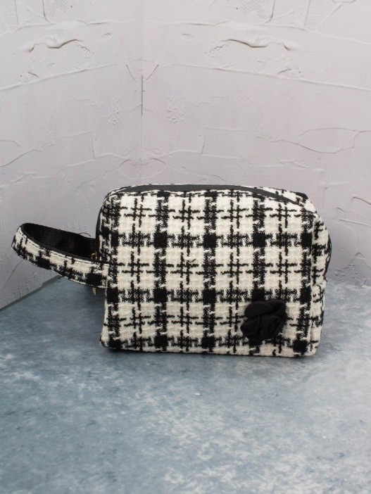 Косметичка &quot;Style flower&quot;, black (15х20х10 см) 