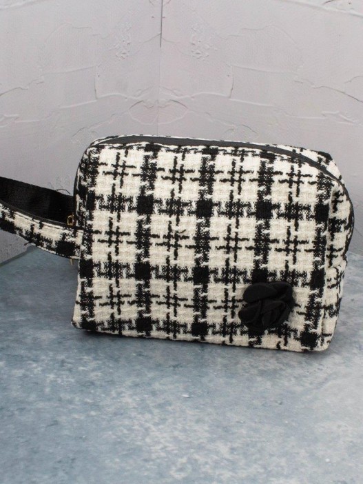 Косметичка &quot;Style flower&quot;, black (15х20х10 см) 