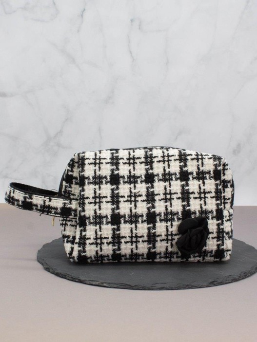 Косметичка &quot;Style flower&quot;, black (15х20х10 см) 