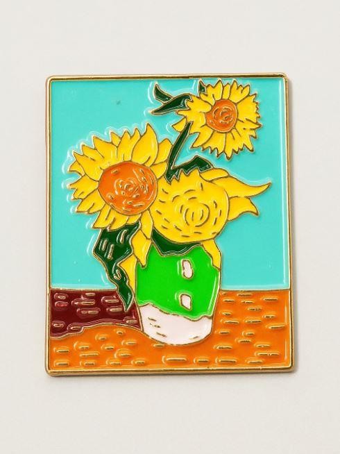 Значок &quot;Van Gogh. Sunflowers&quot; 