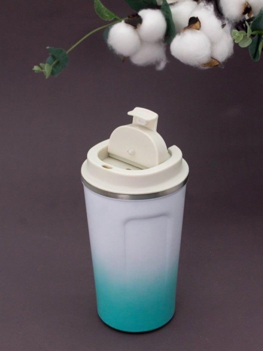 Термокружка с датчиком температуры &quot;Сoffee gradient&quot;, blue (510 ml) 