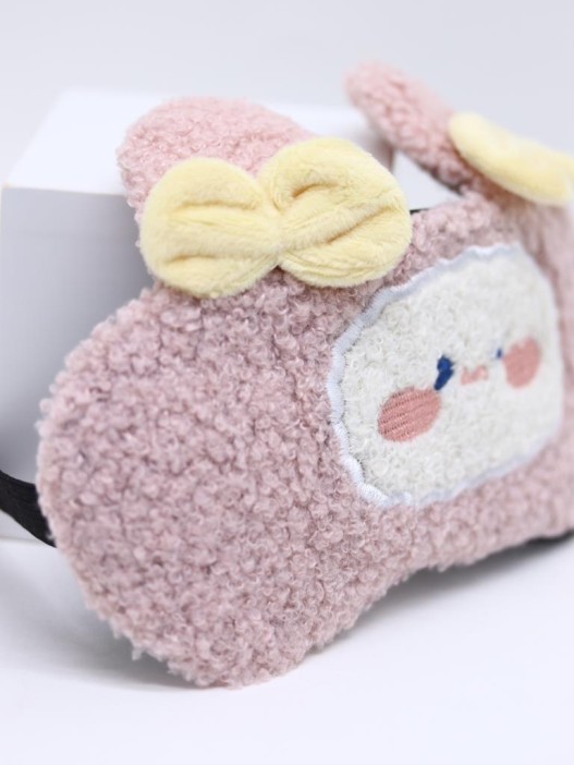 Маска для сна гелевая &quot;Curly cuties&quot;, pink 