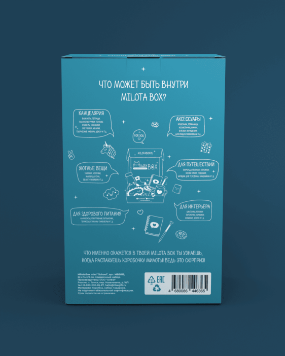 MilotaBox mini "School" 