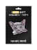 Термонашивка для одежды iLikeGift «Gray cat» 6,3*8,3 см. 