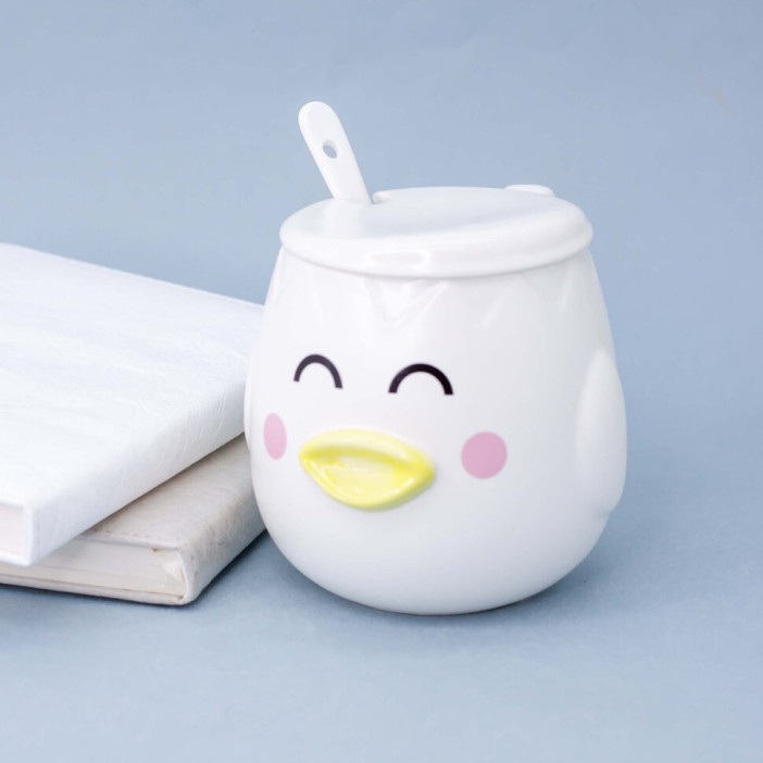 Кружка "Lips eyes off", white 