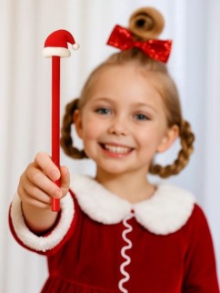 Ручка шариковая &quot;CHRISTMAS&quot;, синие чернила, 0,7мм