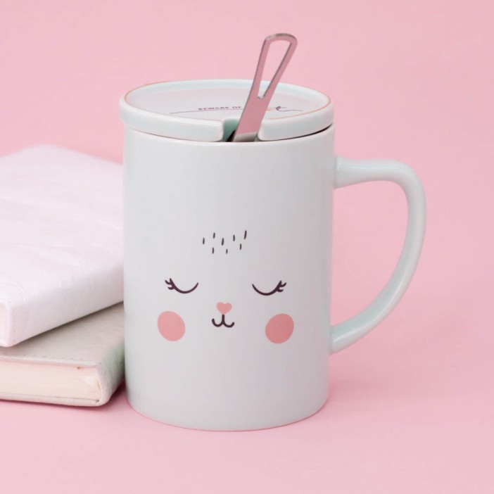 Кружка "Sleeping mustache", green (400ml) 