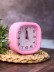 Часы-будильник «TimeTrek», pink (11х10,5 см) 