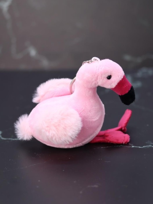 Плюшевый брелок "Flamingo colors", pink (14 см) 
