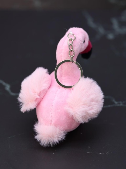 Плюшевый брелок "Flamingo colors", pink (14 см) 
