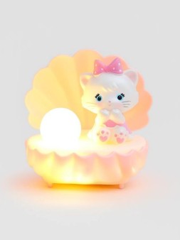 Ночник "Shell kitty", pink (12 см)