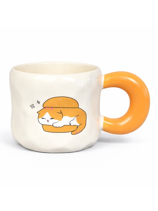 Кружка «Котик любит выпечку» (450 мл) 