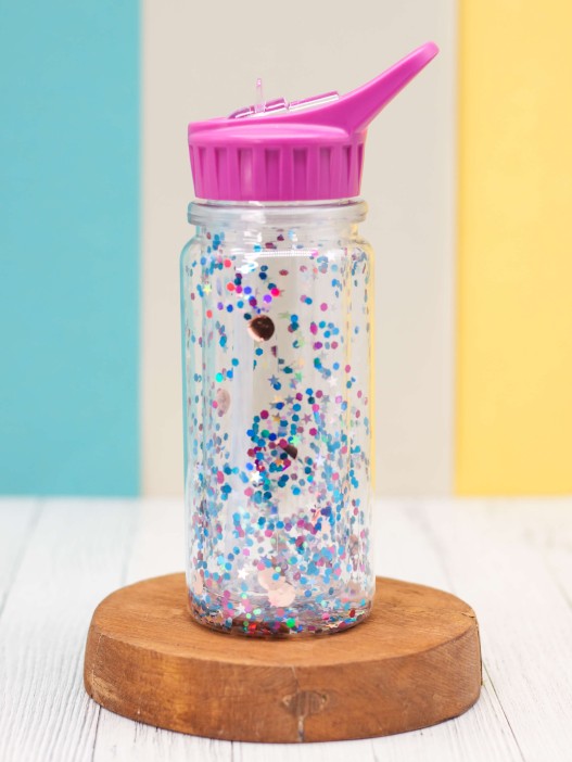 Бутылка "Confetti", dark pink (350ml) 