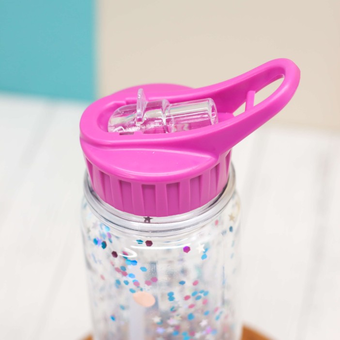 Бутылка "Confetti", dark pink (350ml) 