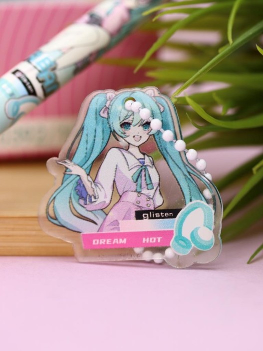 Набор ручка + 2 брелока &quot;Star  girl&quot;, mix 