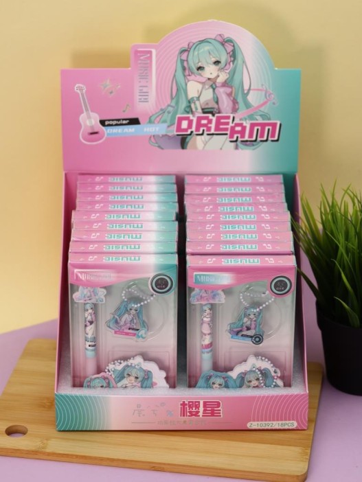 Набор ручка + 2 брелока &quot;Star  girl&quot;, mix 