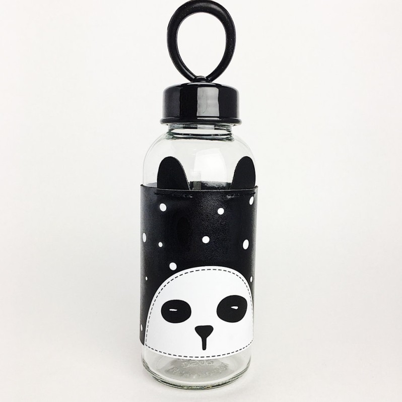 Бутылка "Animal dots" black 