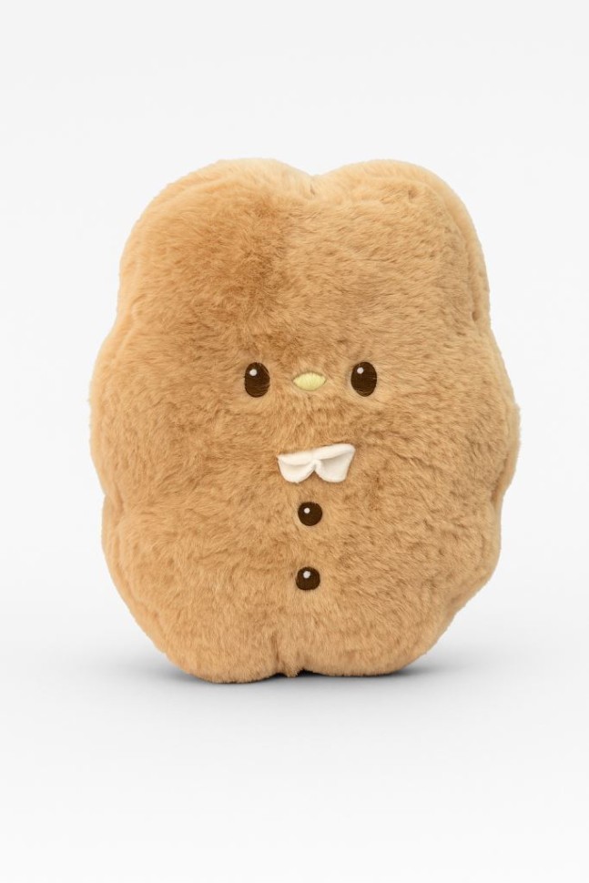 Мягкая игрушка (3+) "Кролик-печенье", коричневая, 20 см
