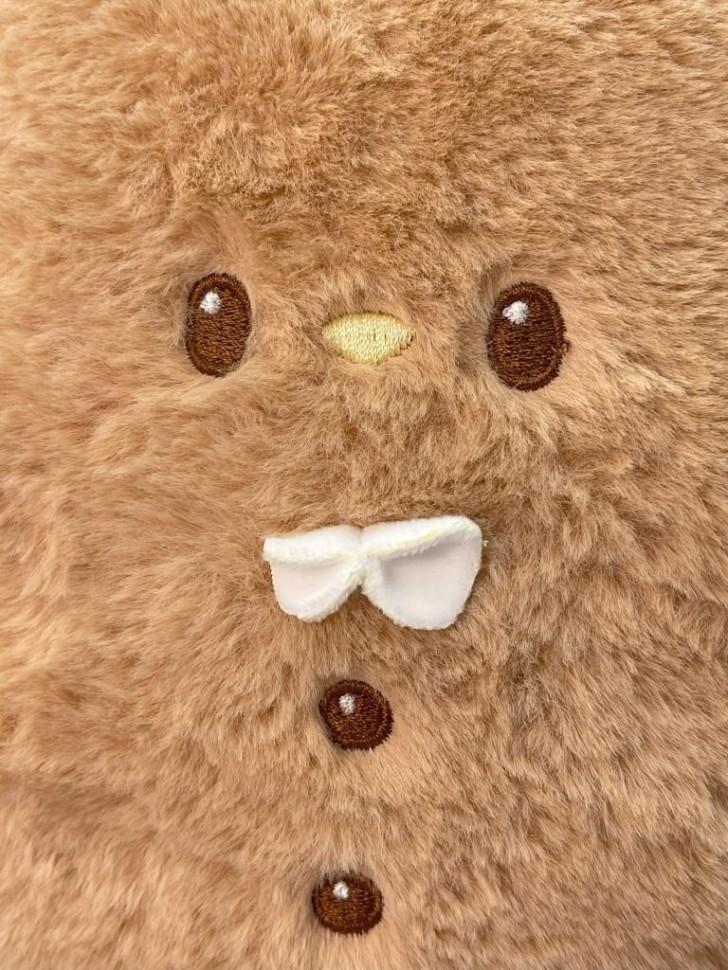 Мягкая игрушка (3+) "Кролик-печенье", коричневая, 20 см