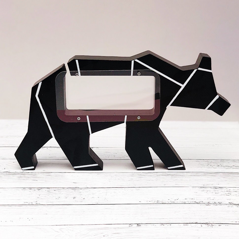 Копилка "Медведь", black