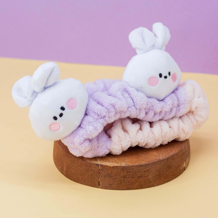 Повязка на голову "Two bunny", color 