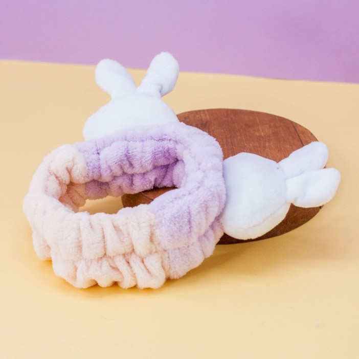 Повязка на голову "Two bunny", color 