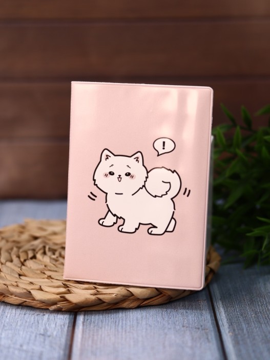 Обложка для паспорта Аниме «White cat», плотность 560 мкм 