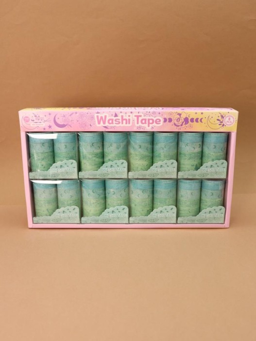 Набор декоративного скотча 10 шт. &quot;Night magic&quot;, green 