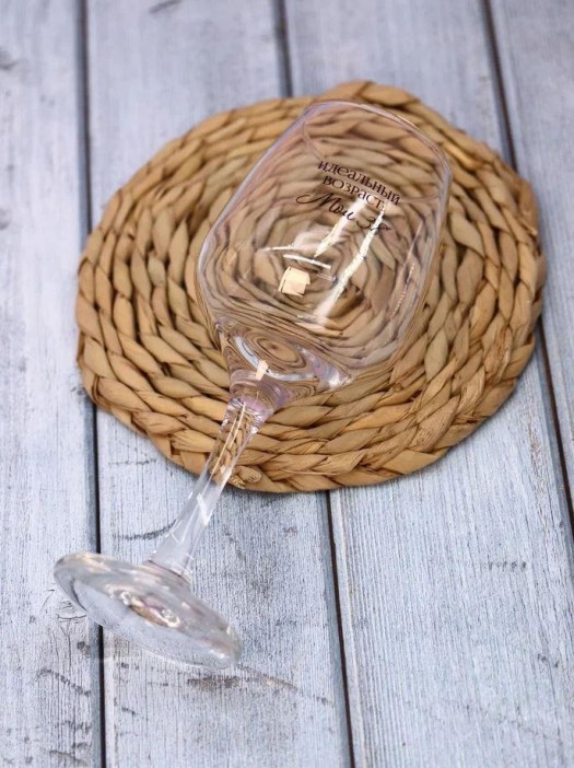 Бокал для вина Oh vine! &quot;Идеальный возраст: мои 38&quot;, 400мл 